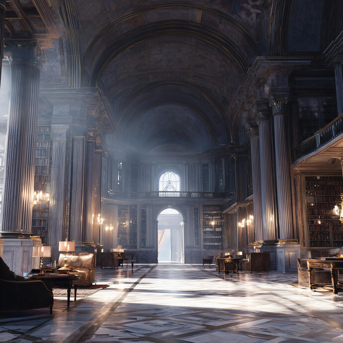 Neoclassical Library